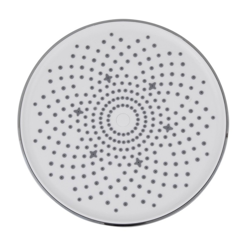 Лійка для верхнього душу Qtap Hlavova D 230 мм округла QTHLA107CRM45787 Chrome/White