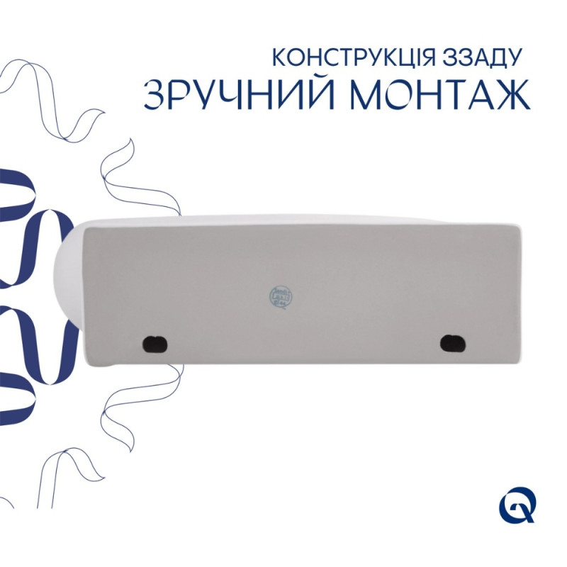 Раковина Qtap Leo 430x285x160 White QT11111008LW