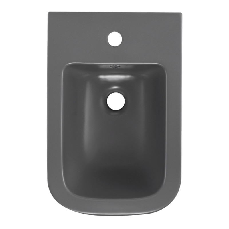 Біде підвісне  Qtap Tern 520x350x330 мм, Stone grey QT17551303GSG