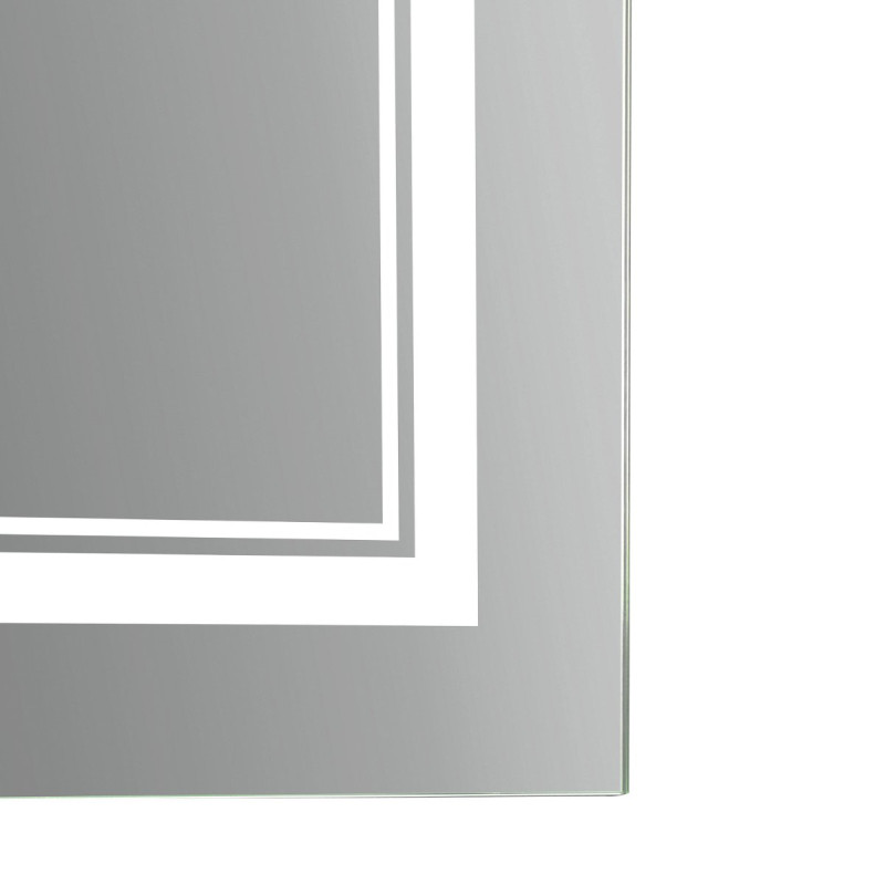 Дзеркало Qtap Cardinal (CA1) 800х600 з LED-підсвічуванням Touch, з антизапотіванням, з димером, рег. темп. кольору (3000-6500K) Reverse QT0478C8060