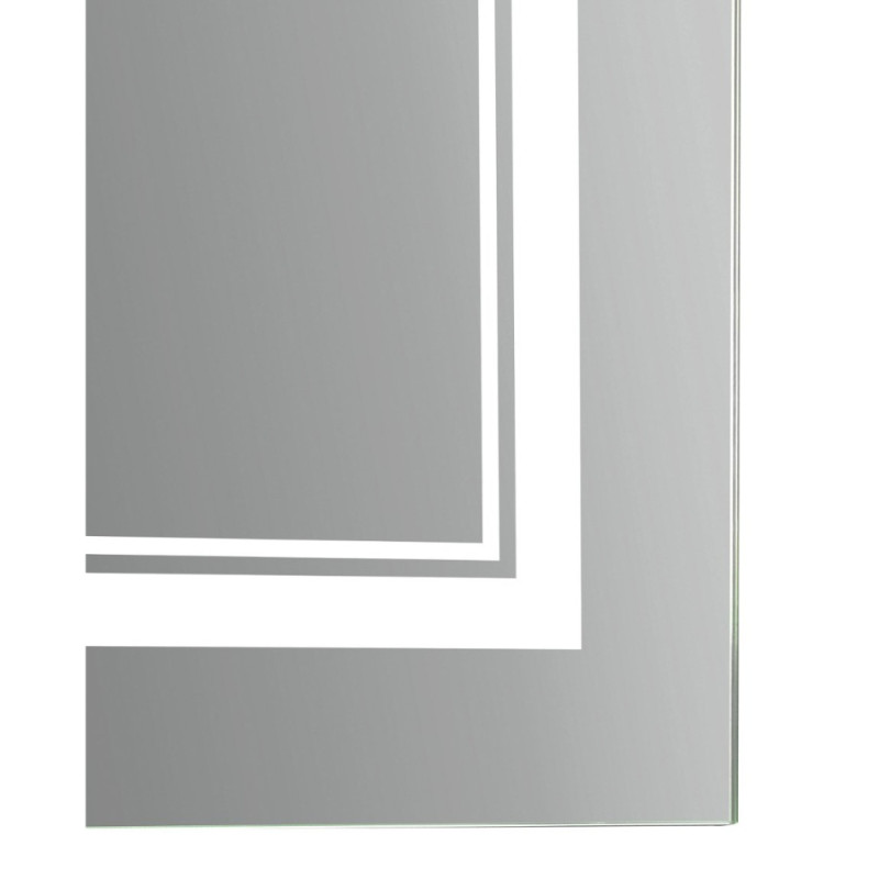 Дзеркало Qtap Cardinal (CA1) 800х600 з LED-підсвічуванням Touch, з антизапотіванням, з димером, рег. темп. кольору (3000-6500K) Reverse QT0478C8060