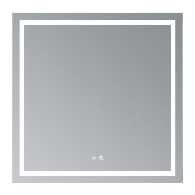 Зеркало Qtap Mideya (MI1) 800x800 с LED-подсветкой Touch, с антизапотеванием, диммером, рег. яркости QT2078NCF808048477
