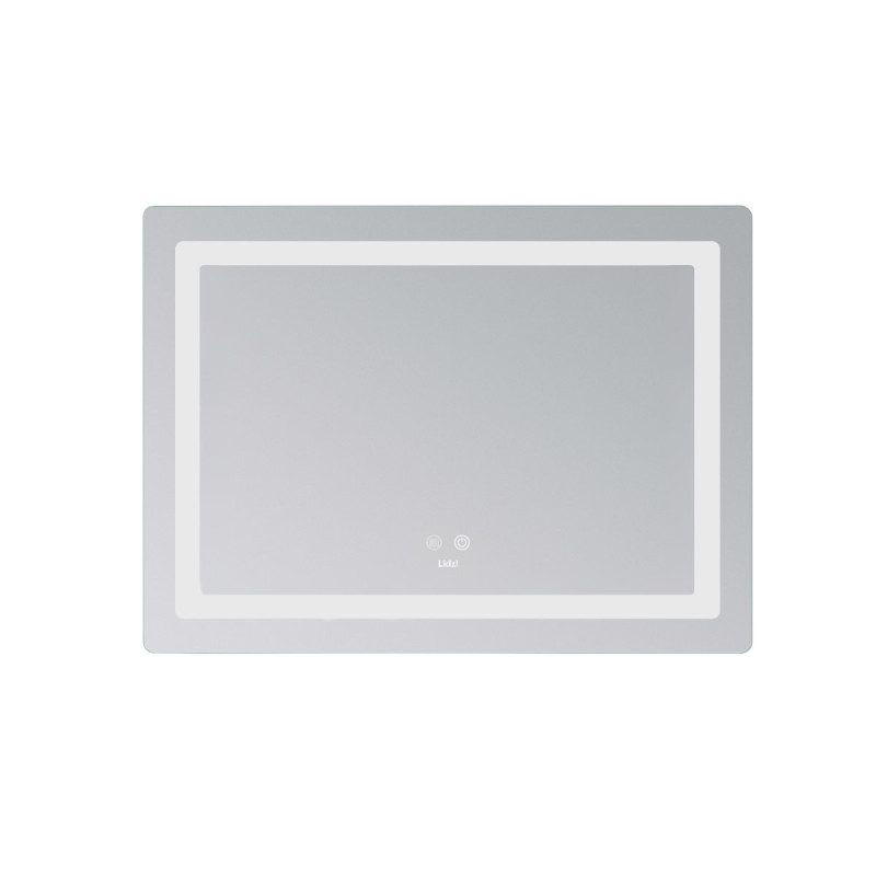 Зеркало Lidz Kubis (KU2) 700х500 с LED-подсветкой Touch, с антизапотеванием, с диммером, рег. яркости LD78LF90448486