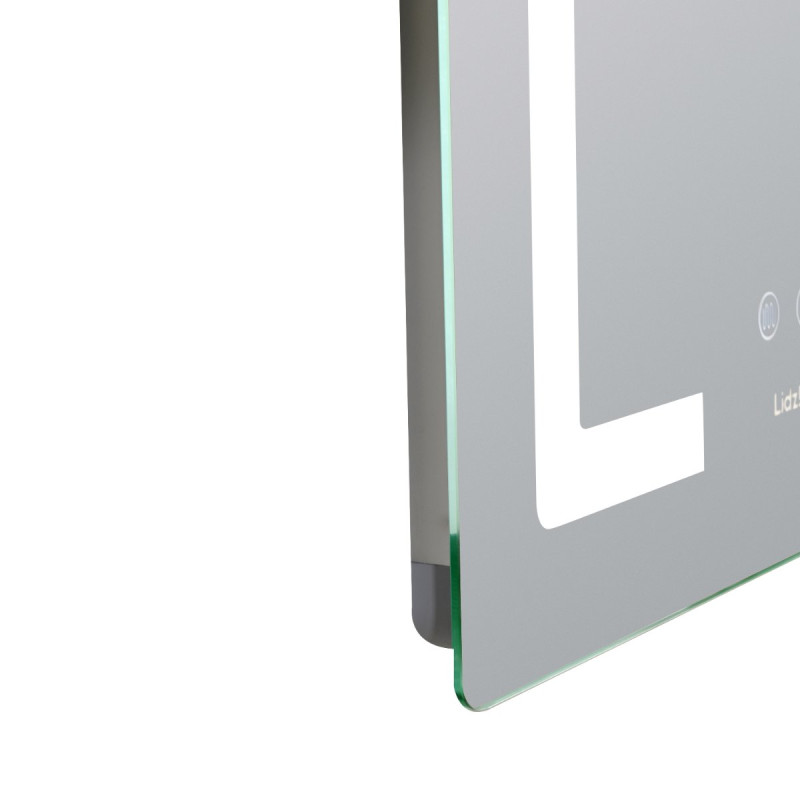 Дзеркало Lidz Kubis (KU2) 600х800 з LED-підсвічуванням Touch, з антизапотіванням, з димером, рег. яскравості LD78LF937608048449