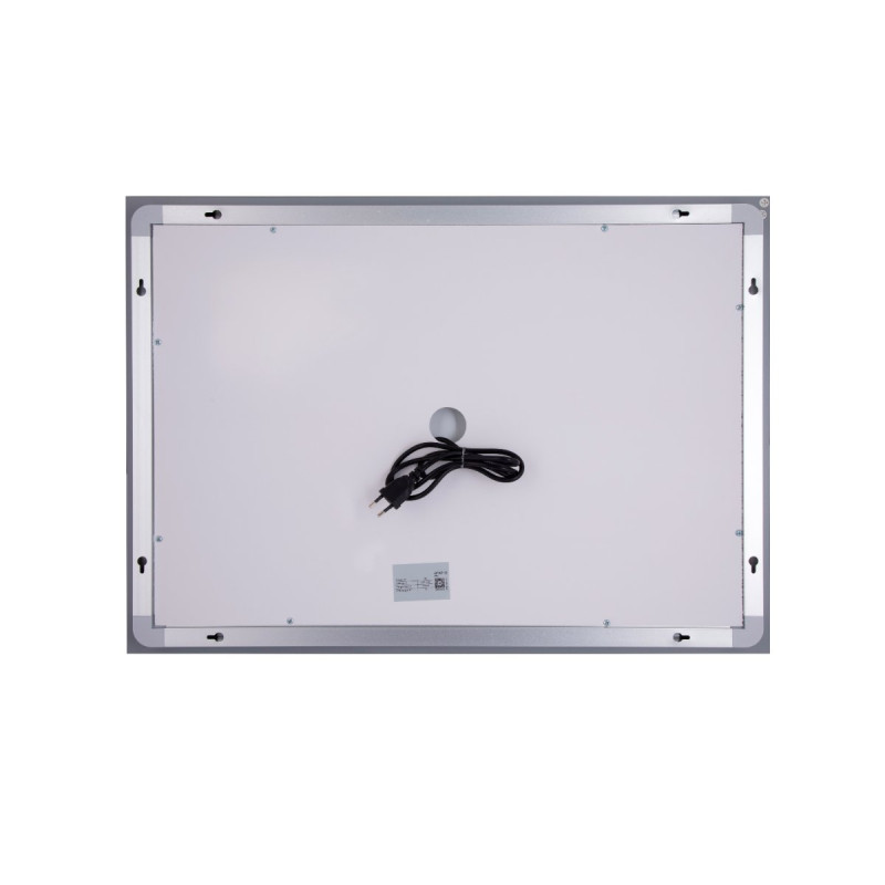 Дзеркало Qtap Cardinal (CA1) 800х600 з LED-підсвічуванням Touch, з антизапотіванням, з димером, рег. темп. кольору (3000-6500K) Reverse QT0478C8060