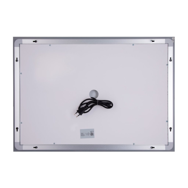 Дзеркало Qtap Cardinal (CA1) 800х600 з LED-підсвічуванням Touch, з антизапотіванням, з димером, рег. темп. кольору (3000-6500K) Reverse QT0478C8060