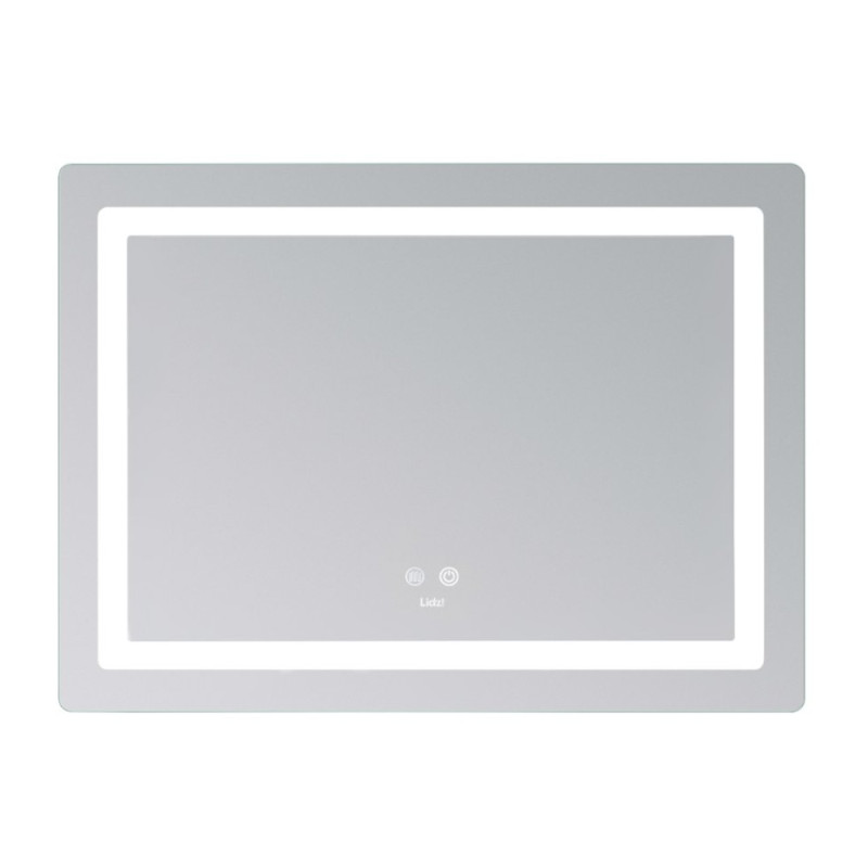 Дзеркало Lidz Kubis (KU2) 700х500 з LED-підсвічуванням Touch, з антизапотіванням, з димером, рег. яскравості LD78LF90448486