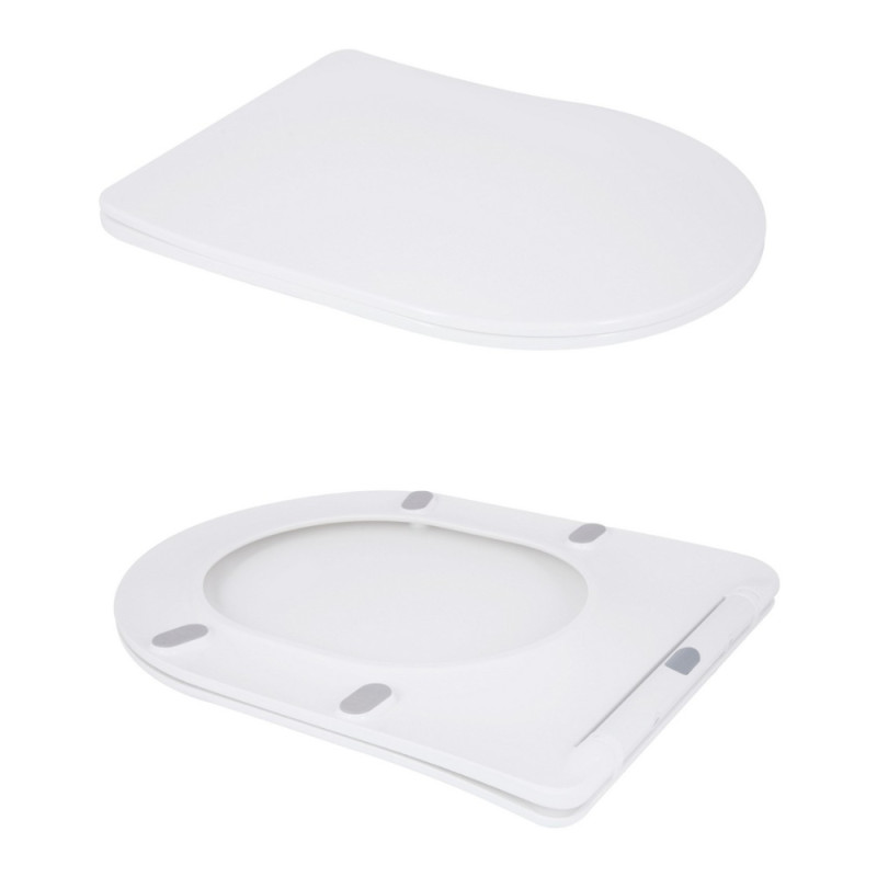 Унітаз підлоговий Qtap Grand Ultra Quiet безобідковий з сидінням Soft-close WHITE QT26228301W