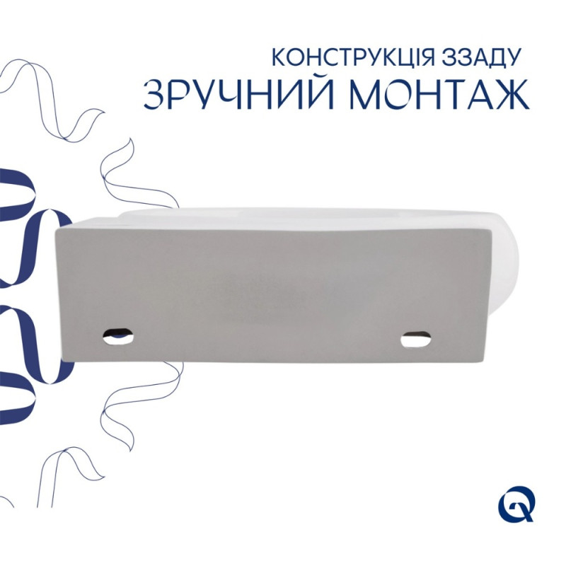 Раковина Qtap Leo 430x285x160 White QT11111008RW