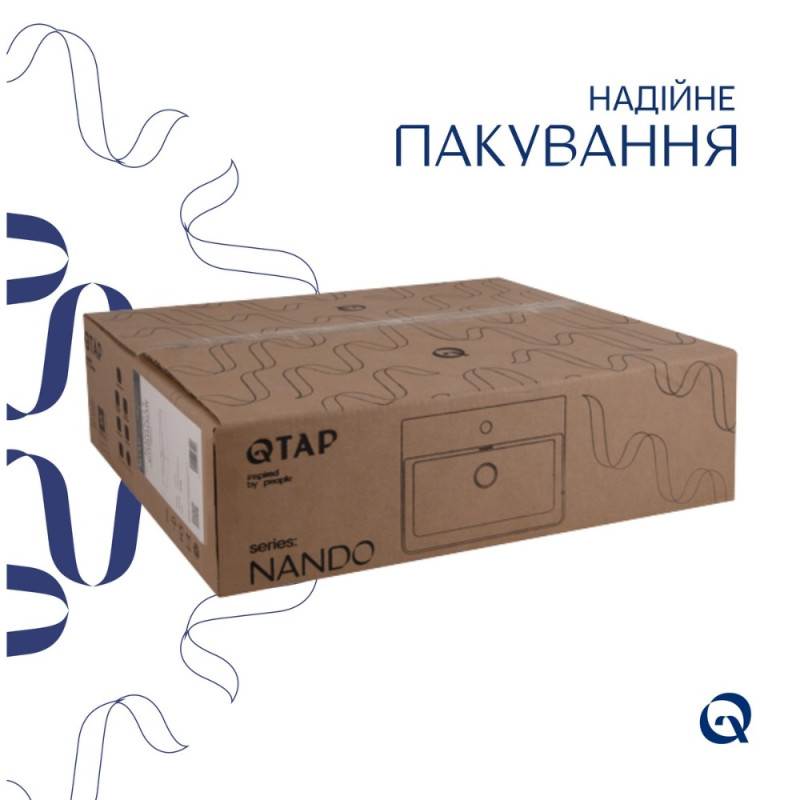 Раковина Qtap Nando LT 500х420х130 White QT12116146AW