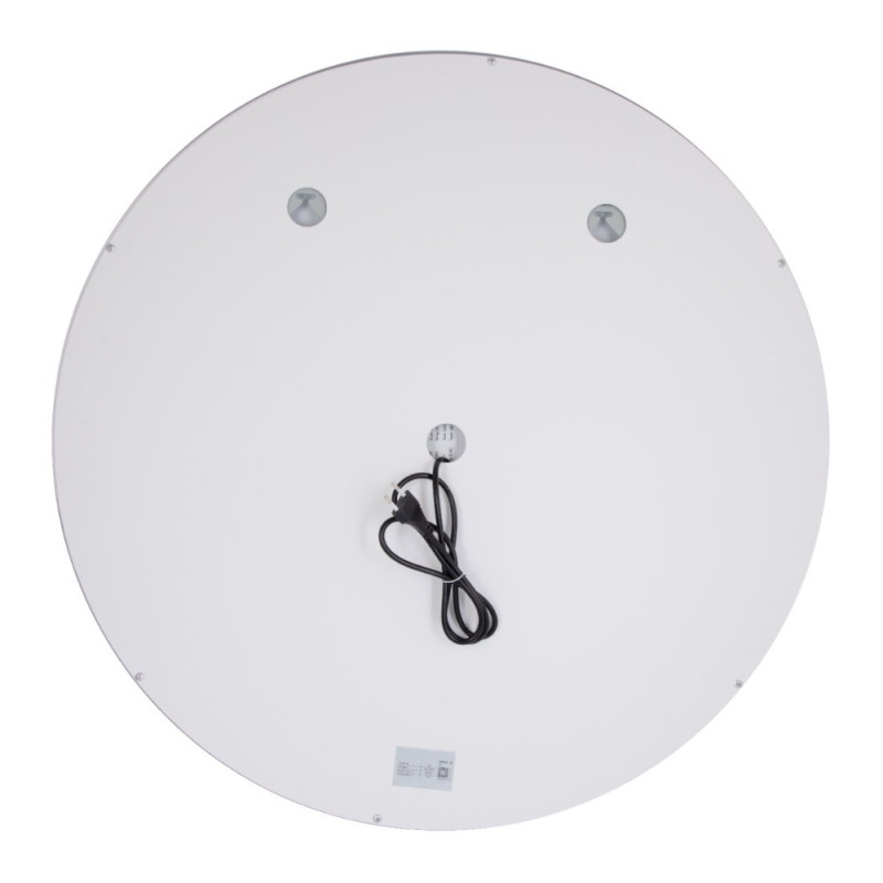 Дзеркало Qtap Mideya (MI6) R900 з LED-підсвічуванням Touch, з антизапотіванням, димером, рег. яскравості QT2078NCR9090W