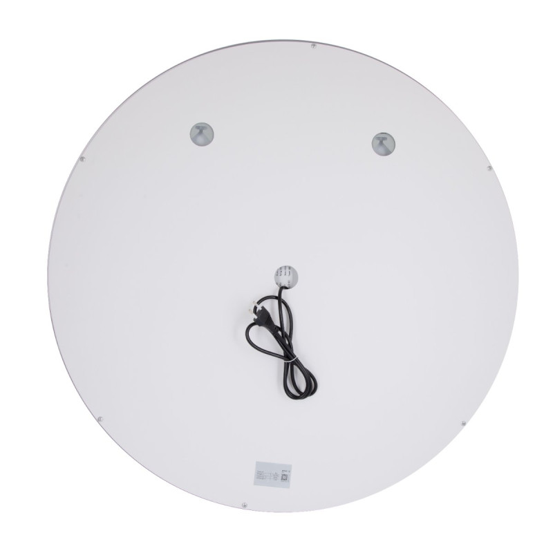 Дзеркало Qtap Mideya (MI6) R900 з LED-підсвічуванням Touch, з антизапотіванням, димером, рег. яскравості QT2078NCR9090W