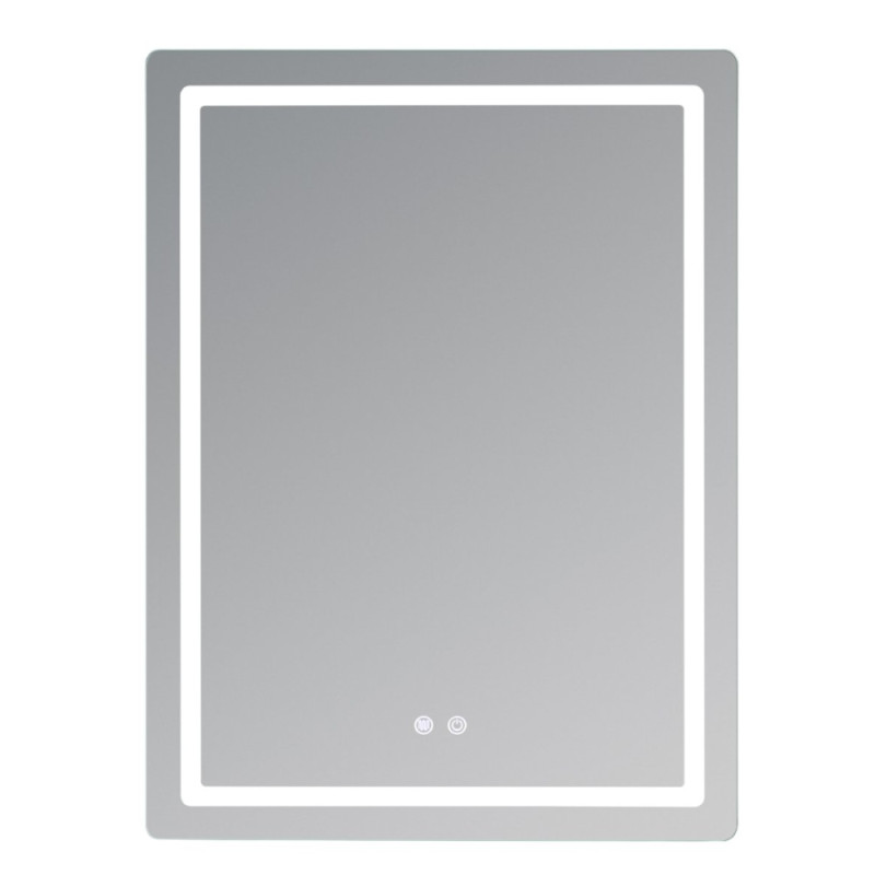 Зеркало Qtap Mideya (MI2) 600х800 с LED-подсветкой Touch, с антизапотеванием, диммером, рег. яркости QT2078F6080