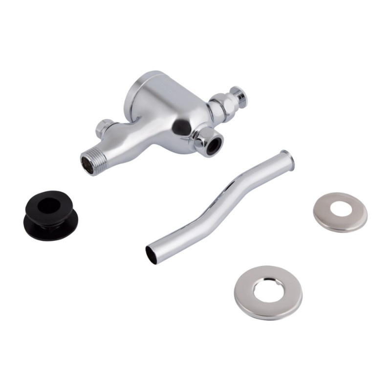 Писсуар подвесной Qtap Crow с краном-дозатором 390х330х660 White QT0588112HW
