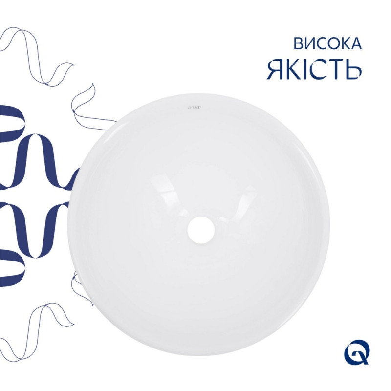 Раковина-чаша Qtap Owl 400х400х155 White QT1911K53WN