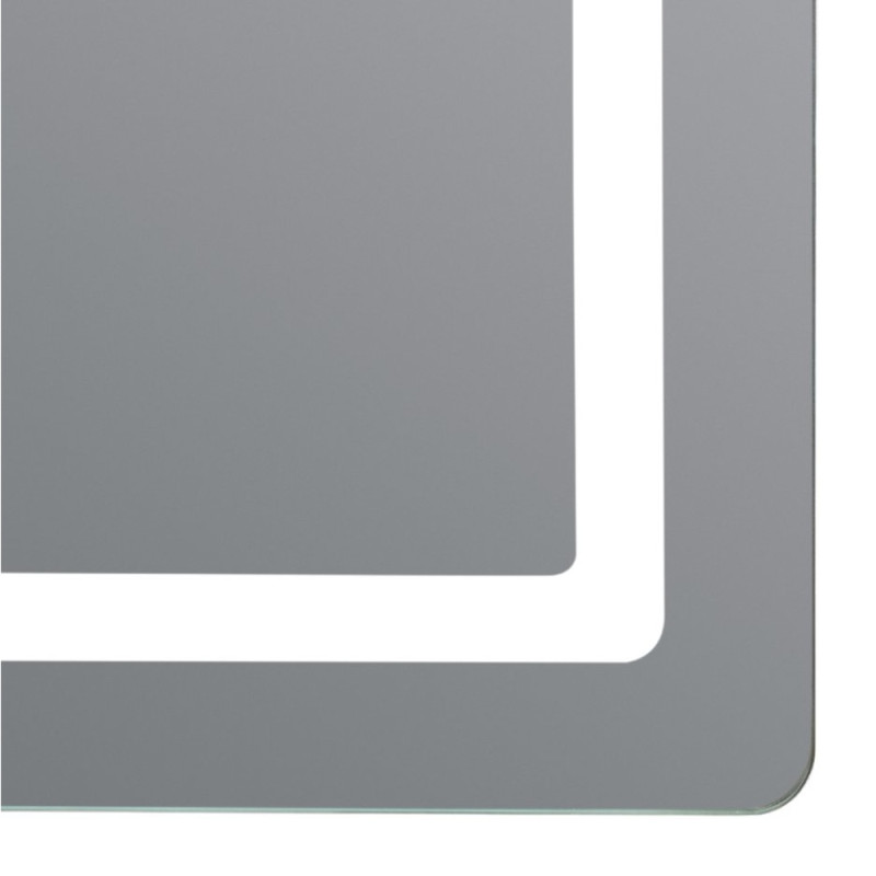 Зеркало Qtap Mideya (MI2) 600х800 с LED-подсветкой Touch, с антизапотеванием, диммером, рег. яркости QT2078F6080