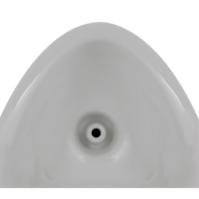 Писсуар подвесной Qtap Crow с краном-дозатором 390х330х660 White QT0588112HW