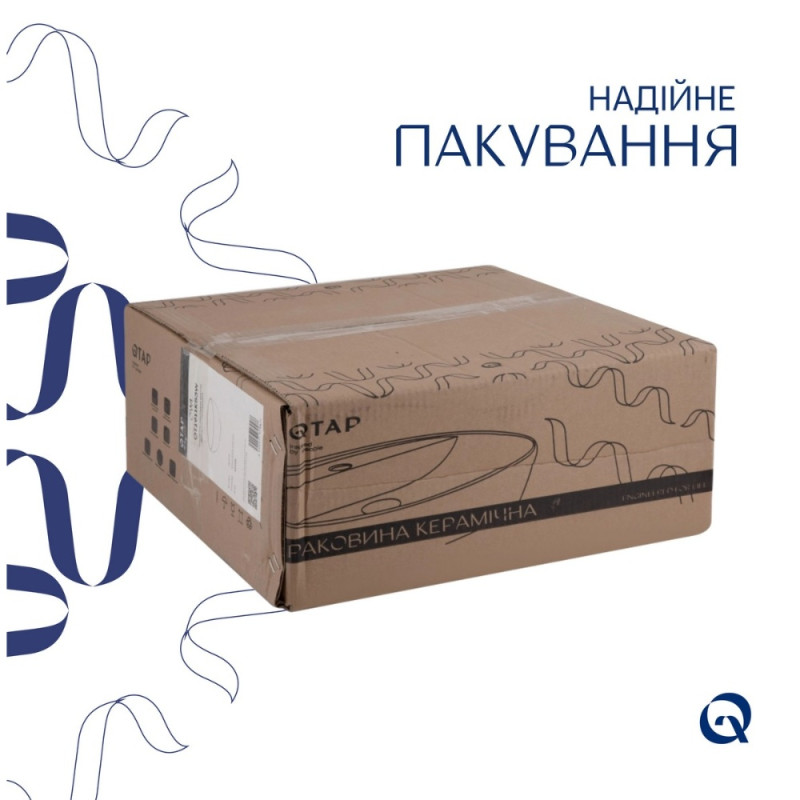 Раковина-чаша Qtap Owl 400х400х155 White QT1911K53WN