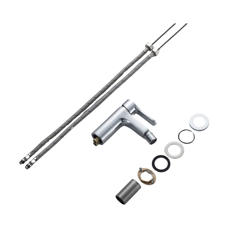 Змішувач латунний для біде Lidz Astra 001AF (k35) LDAST001AFCRM48089 Chrome