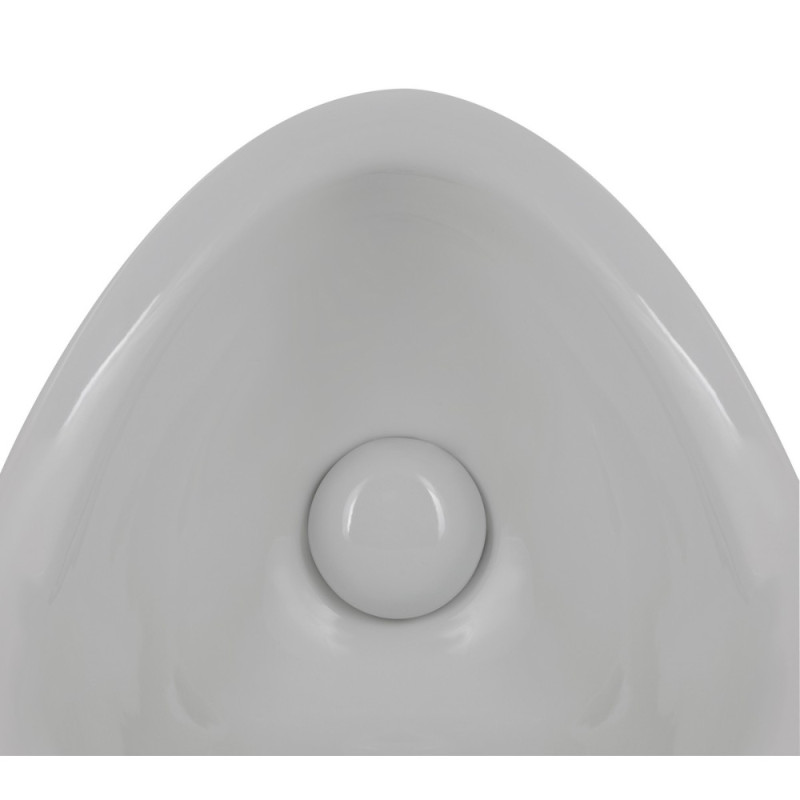 Писсуар подвесной Qtap Crow с краном-дозатором 390х330х660 White QT0588112HW