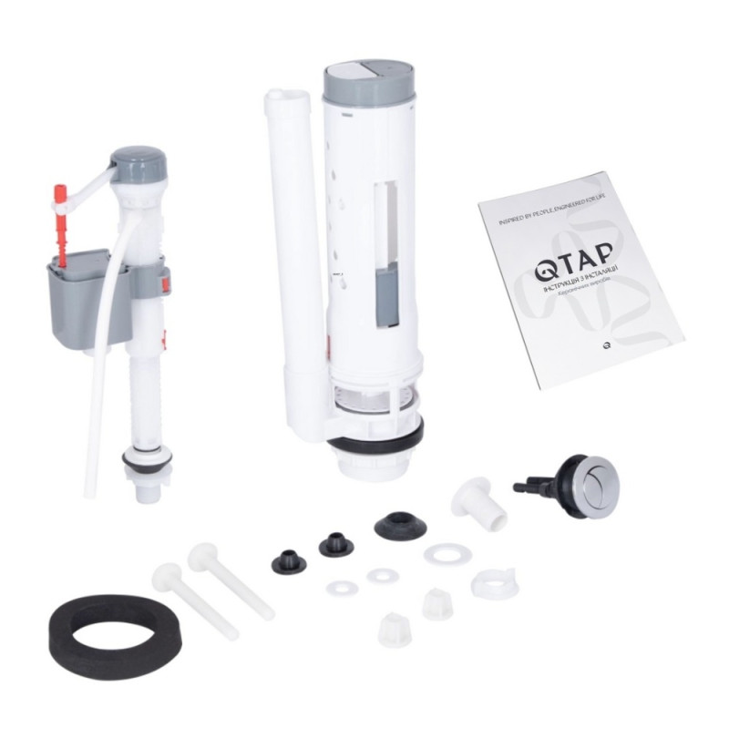 Унітаз підлоговий Qtap Stenava Rimless безобідковий з сидінням Soft-close WHITE QT27228303W