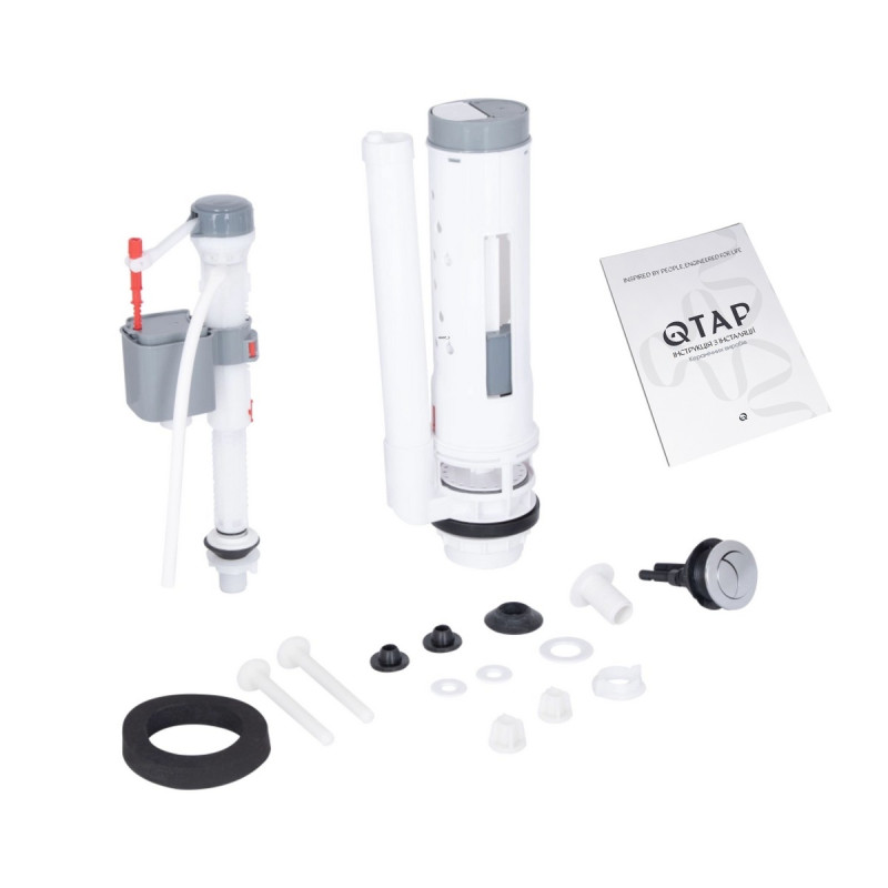 Унітаз підлоговий Qtap Stenava Rimless безобідковий з сидінням Soft-close WHITE QT27228303W