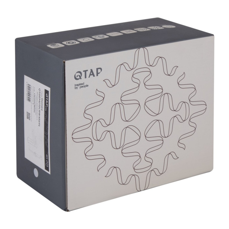 Смеситель для раковины Qtap Gemini (с гигиеническим душем) QTGEM272CRM45689 Chrome