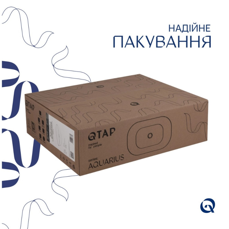 Раковина-чаша Qtap Aquarius 470x380x120 White QT21116302W