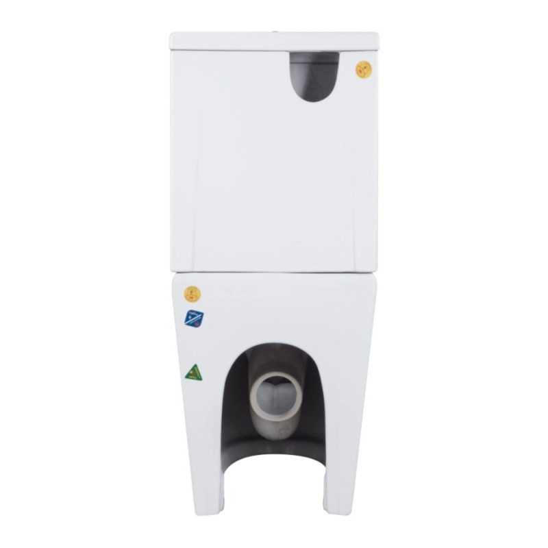 Унитаз напольный Qtap Swan Eco Ultra Quiet с сидением Soft-close 640x360x835 мм QTSWA27W48748 White