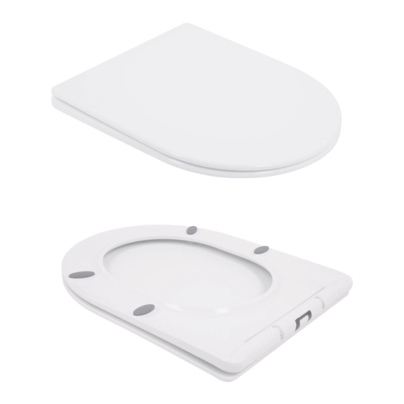Унитаз напольный Qtap Swan Eco Ultra Quiet с сидением Soft-close 640x360x835 мм QTSWA27W48748 White