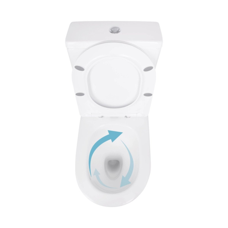 Унітаз підлоговий Qtap Jay Eco Ultra Quiet з сидінням Soft-close 640x360x835 мм QTJAY27W48749 White