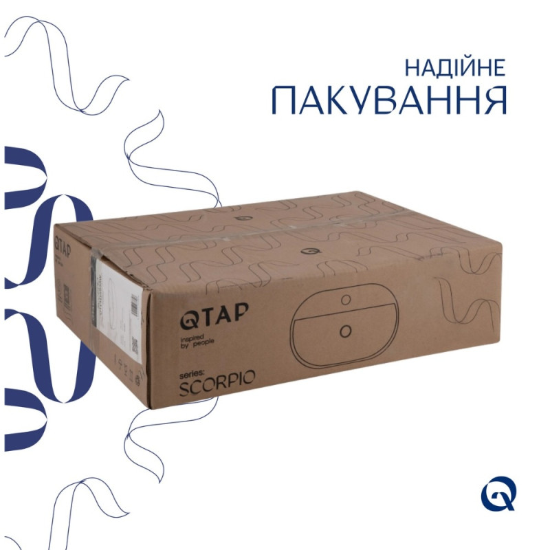 Раковина-чаша Qtap Scorpio 500x380x120 White QT14116533W