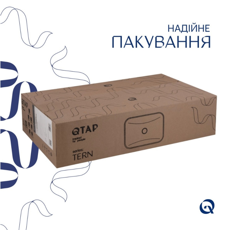 Раковина-чаша Qtap Tern 610x350x135 White QT17118140W
