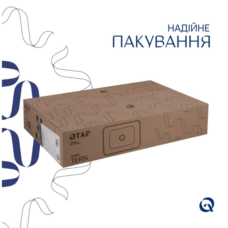 Раковина-чаша Qtap Tern 600x400x110 White QT171180841W