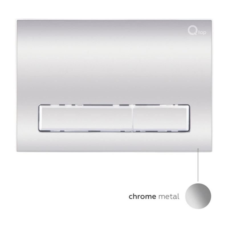 Готове рішення Qtap для ванної кімнати: підвісний унітаз Swan Rimless 520х360х320 + комплект інсталяції Nest 4 в 1 (лінійна клавіша Chrome)