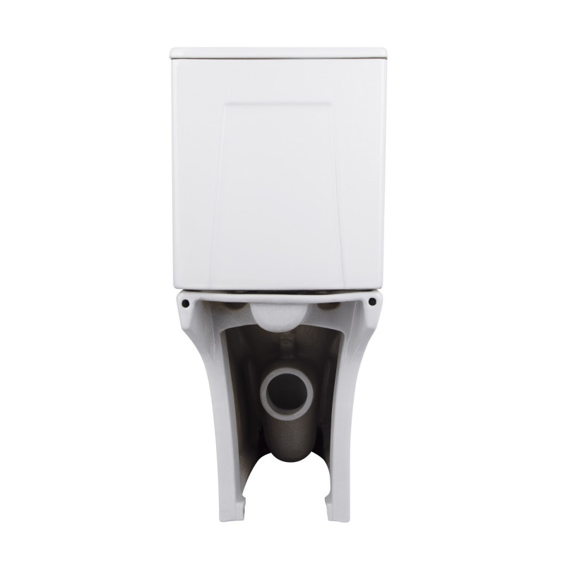 Унитаз-компакт Qtap Presto безободковый с сиденьем Soft-close QT24221217AW
