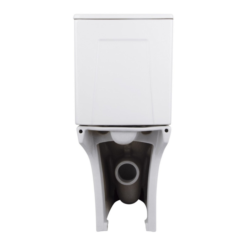 Унітаз-компакт Qtap Presto безобідковий з сідінням Soft-close QT24221217AW
