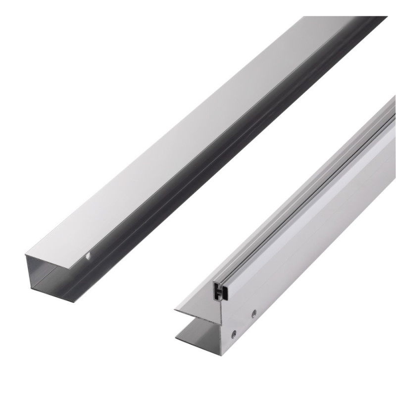 Душові двері в нішу Qtap Taurus CRM201-11.C6 97-108x200 см, скло Clear 6 мм, покриття CalcLess