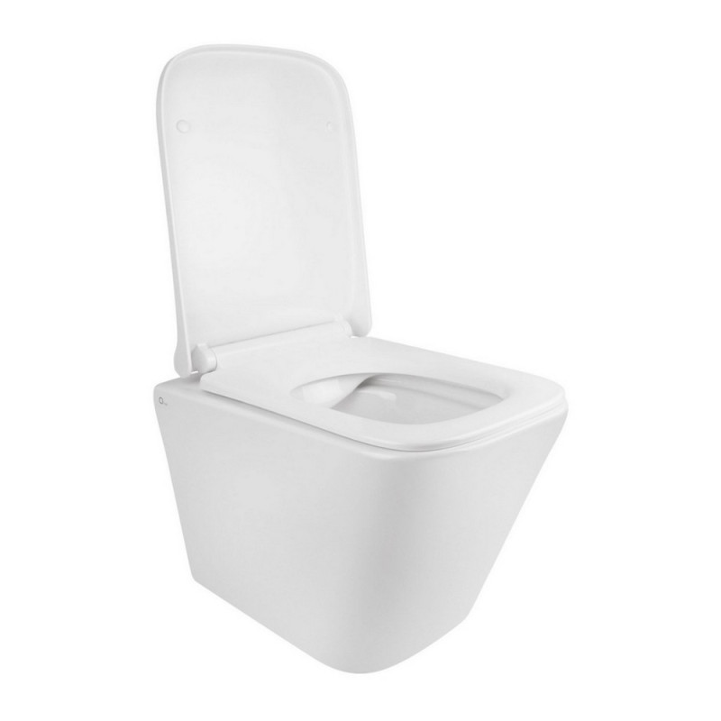 Готове рішення Qtap для ванної кімнати: підвісний унітаз Tern Rimless 490x340x350 + комплект інсталяції Nest 4 в 1 (квадратна клавіша Satin)