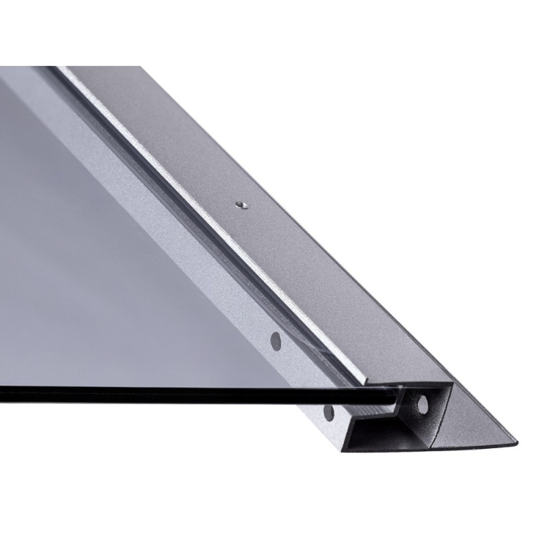 Душовий бокс Lidz Tani SB90x90.SAT.LOW.GR, скло тоноване 4 мм