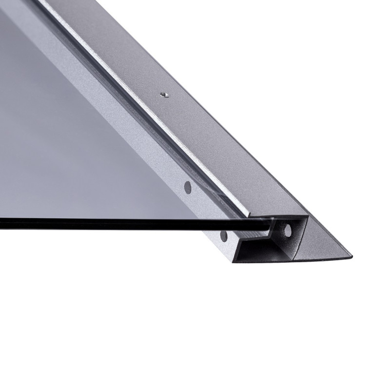 Душевой бокс Lidz Tani SB90x90.SAT.LOW.GR, стекло тонированное 4 мм