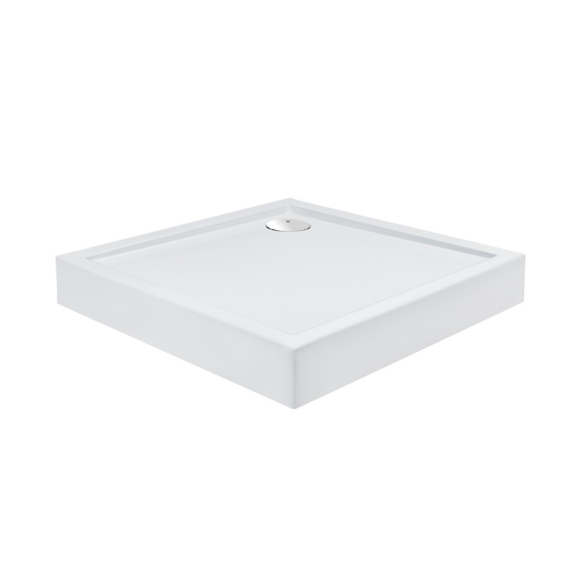 Набор Qtap душевая кабина Taurus CRM1099SC6 Clear 2020x900x900 мм + поддон Tern 309912C 90x90x12 см с сифоном