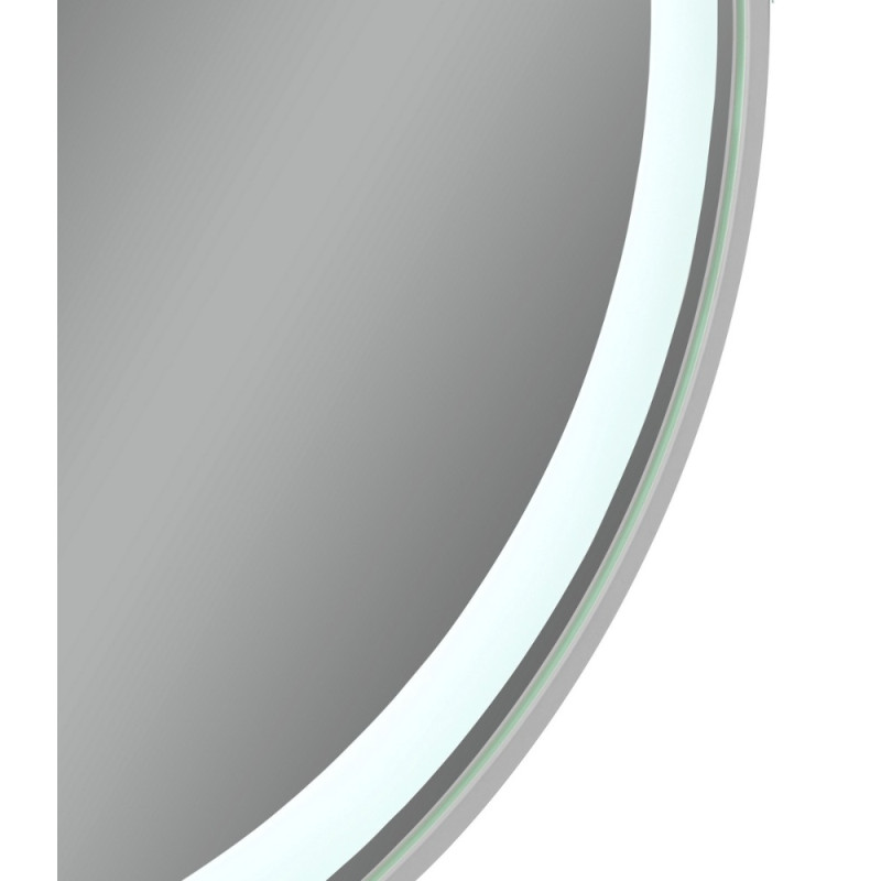 Зеркало Qtap Gemini 800х700 с LED-подсветкой Touch, с антизапотеванием, с диммером, рег. темп. цвета (3000-6500K) Reverse QT2578R8071W