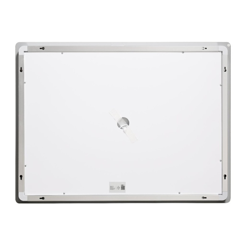 Зеркало Lidz Kubis (KU2) 800х600 с LED-подсветкой Touch, с антизапотеванием, с диммером, рег. яркости LD78LF9048060