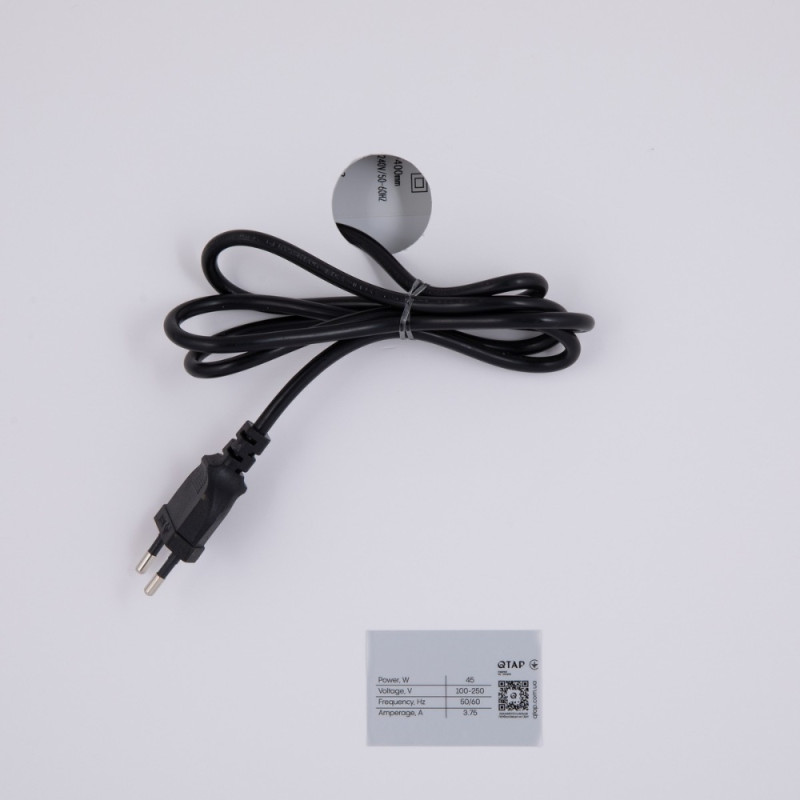 Дзеркало Qtap Cardinal (CA1) 800х500 з LED-підсвічуванням Touch, з антизапотіванням, з димером, рег. темп. кольору (3000-6500K) Reverse QT0478C5080