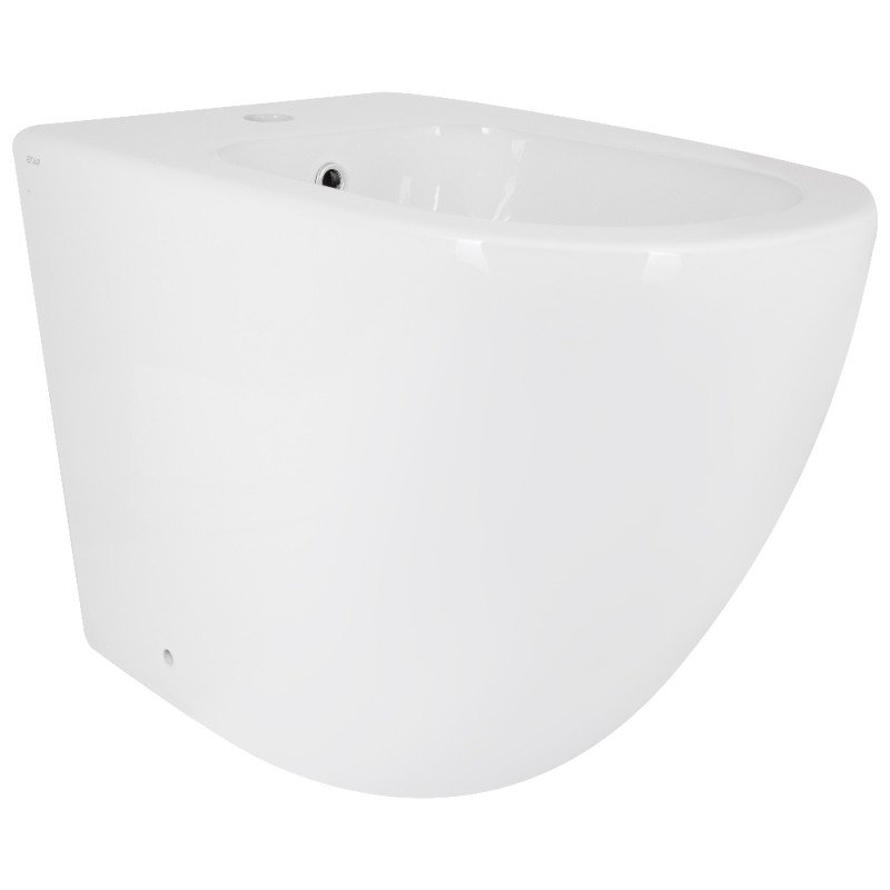 Биде напольное Qtap Jay 560х360х410 мм, White QT07443375W