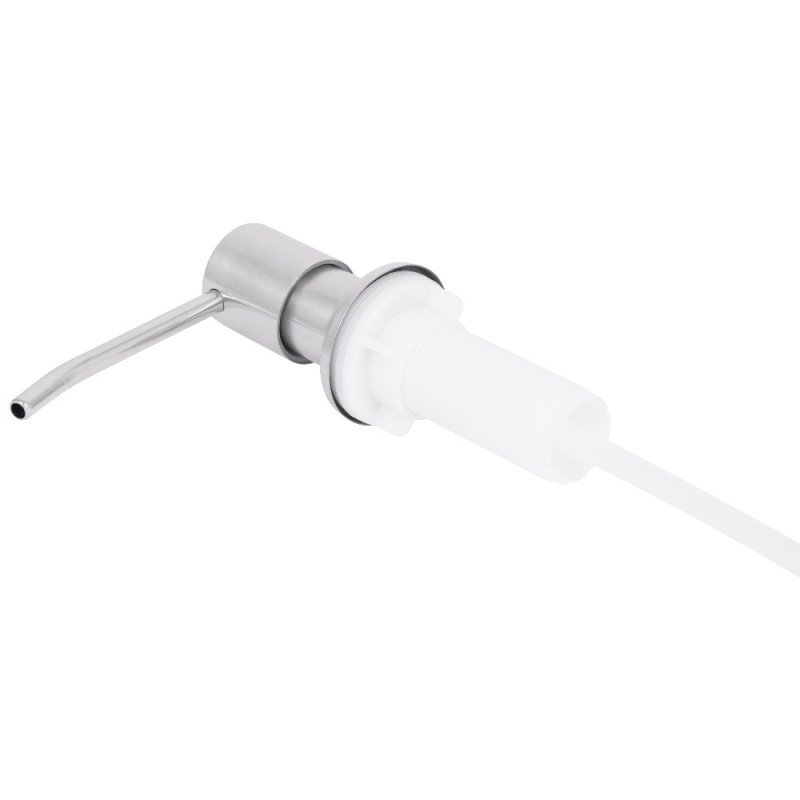 Дозатор для миючого засобу Lidz Acsis LA29 Brushed Steel, круглий LDACSLA29BRU49828