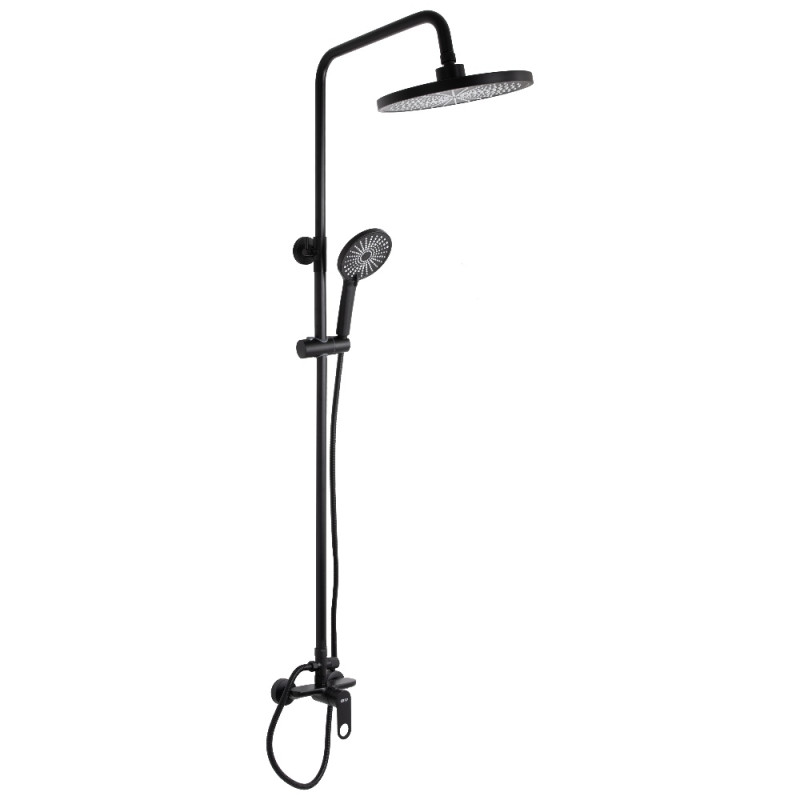 Душевая система для душа Qtap Jay QTJAY110BLM45550 Black Matt