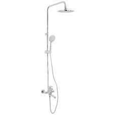Душевая система универсальная Lidz Latwa 1031 на три потребителя (с изливом) (k35) Chrome LDLAT1031CRM48993