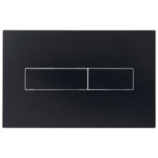 Клавиша смыва Qtap Standard 152x236x28 мм, Matt Black, линейная QTSTD164BLM49473